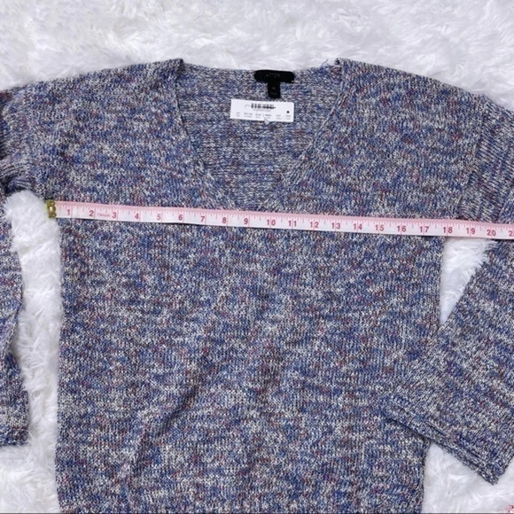 New J Crew Marled Flare Sleeve Sweater XS H8986 - Picture 9 of 9